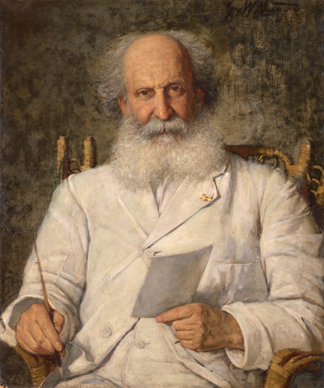 Edward Maynard, 1881. by George Willoughby Maynard