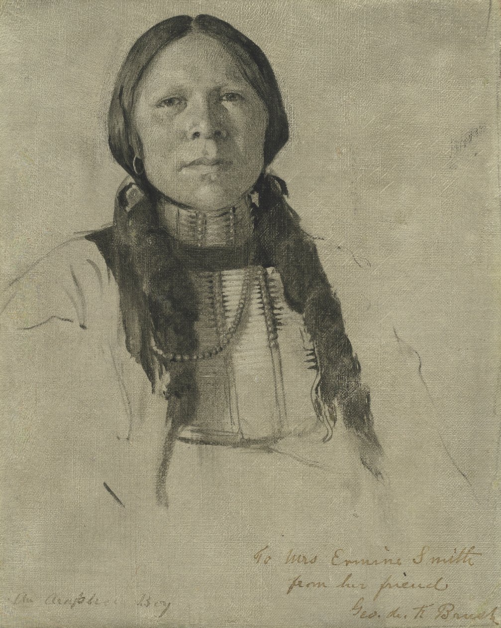 Arapahoe çocuğu by George de Forest Brush