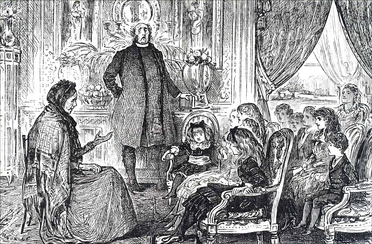 Bir Pazar Okulu dersi. by George du Maurier