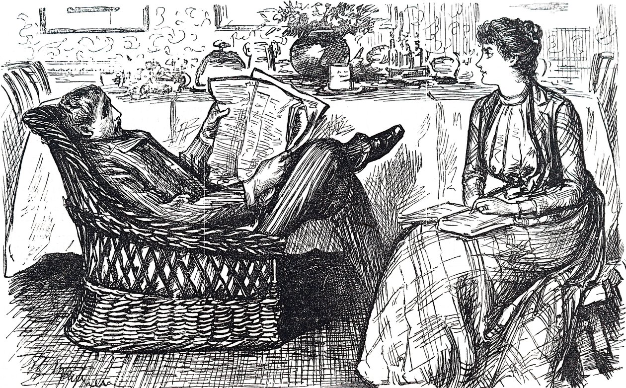 Karı koca okuma by George du Maurier