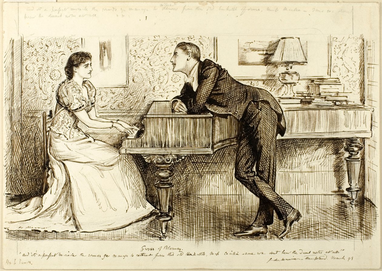 Blarney koruları by George du Maurier