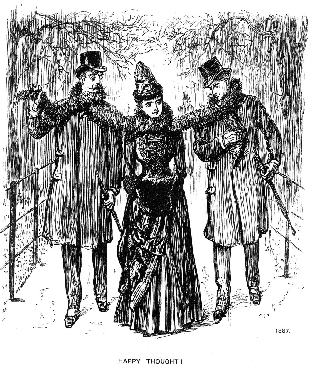 Mutlu Düşünce!, 1887 1891. by George du Maurier