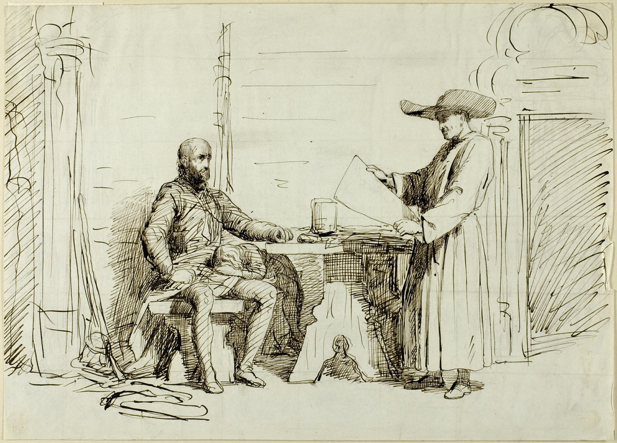 rahip ve asker by George du Maurier
