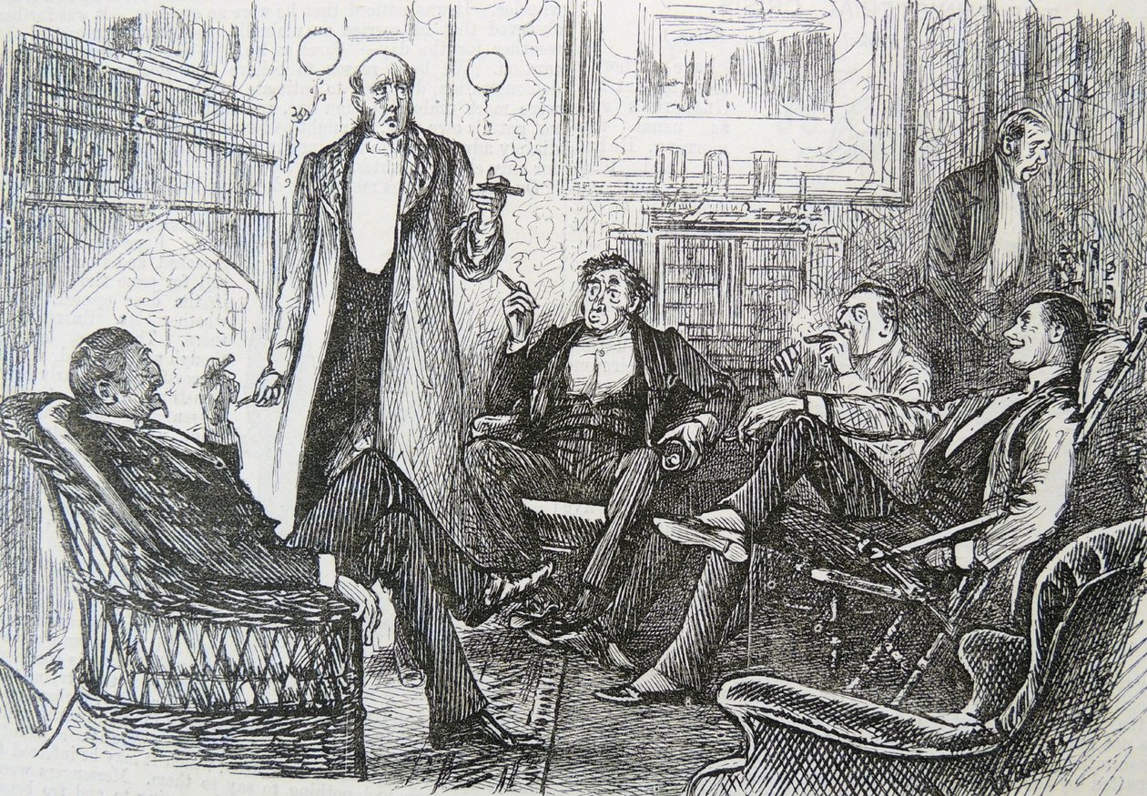 Sigara İçme Odası by George du Maurier