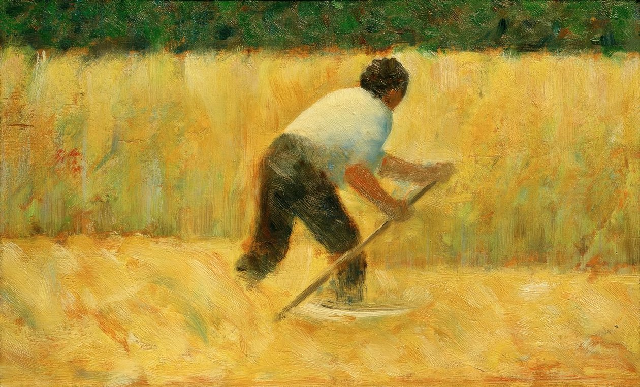 Le Faucheur (Biçme Makinesi) by Georges Seurat