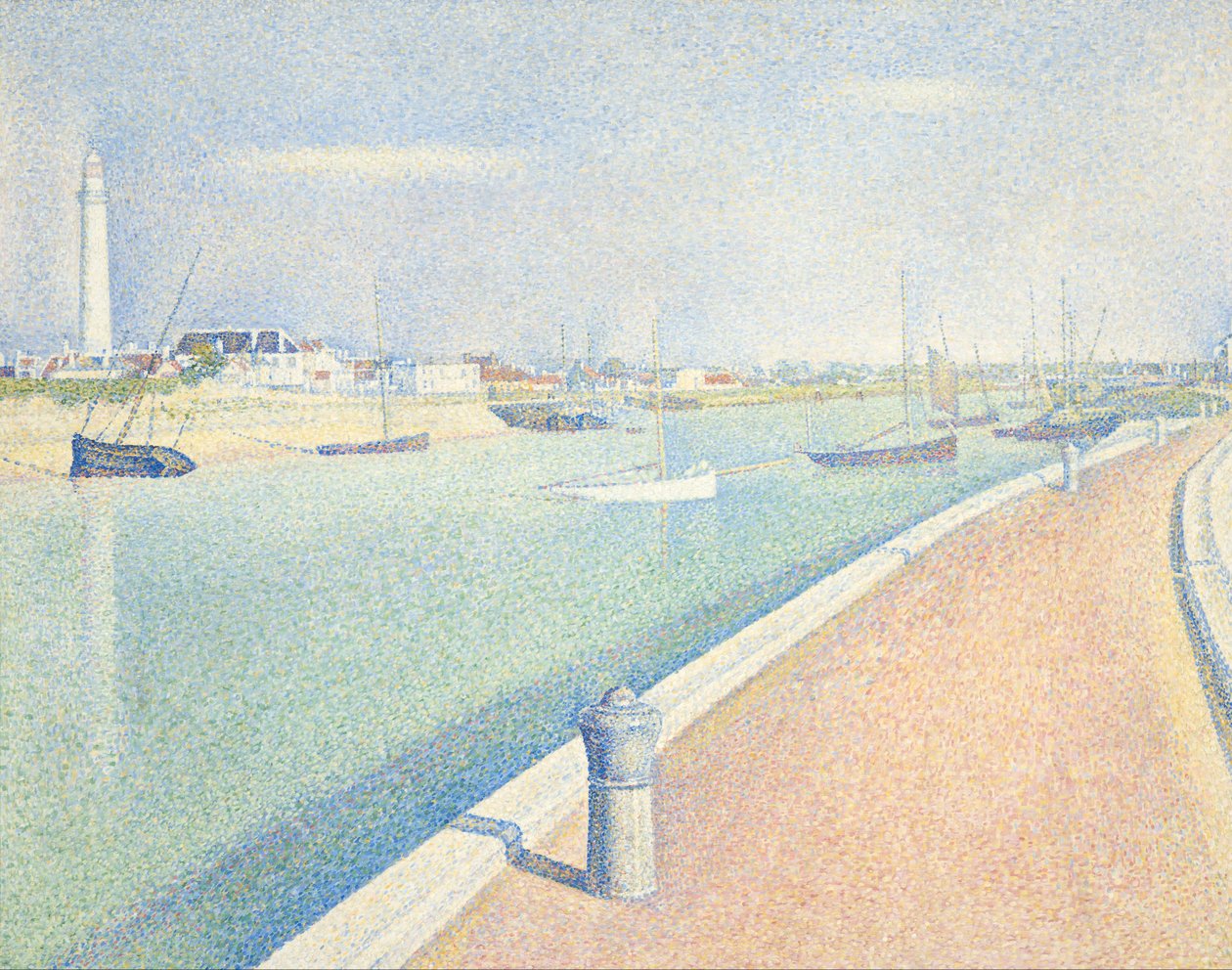 Gravelines Kanalı, Petit Fort Philippe by Georges Seurat