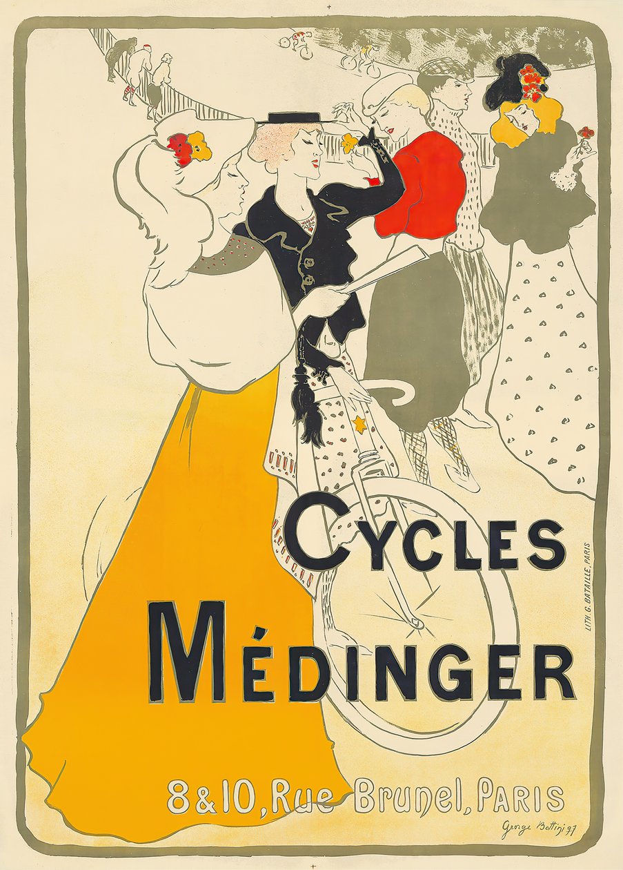 Döngüler Medinger, 1897. by Georges Alfred Bottini