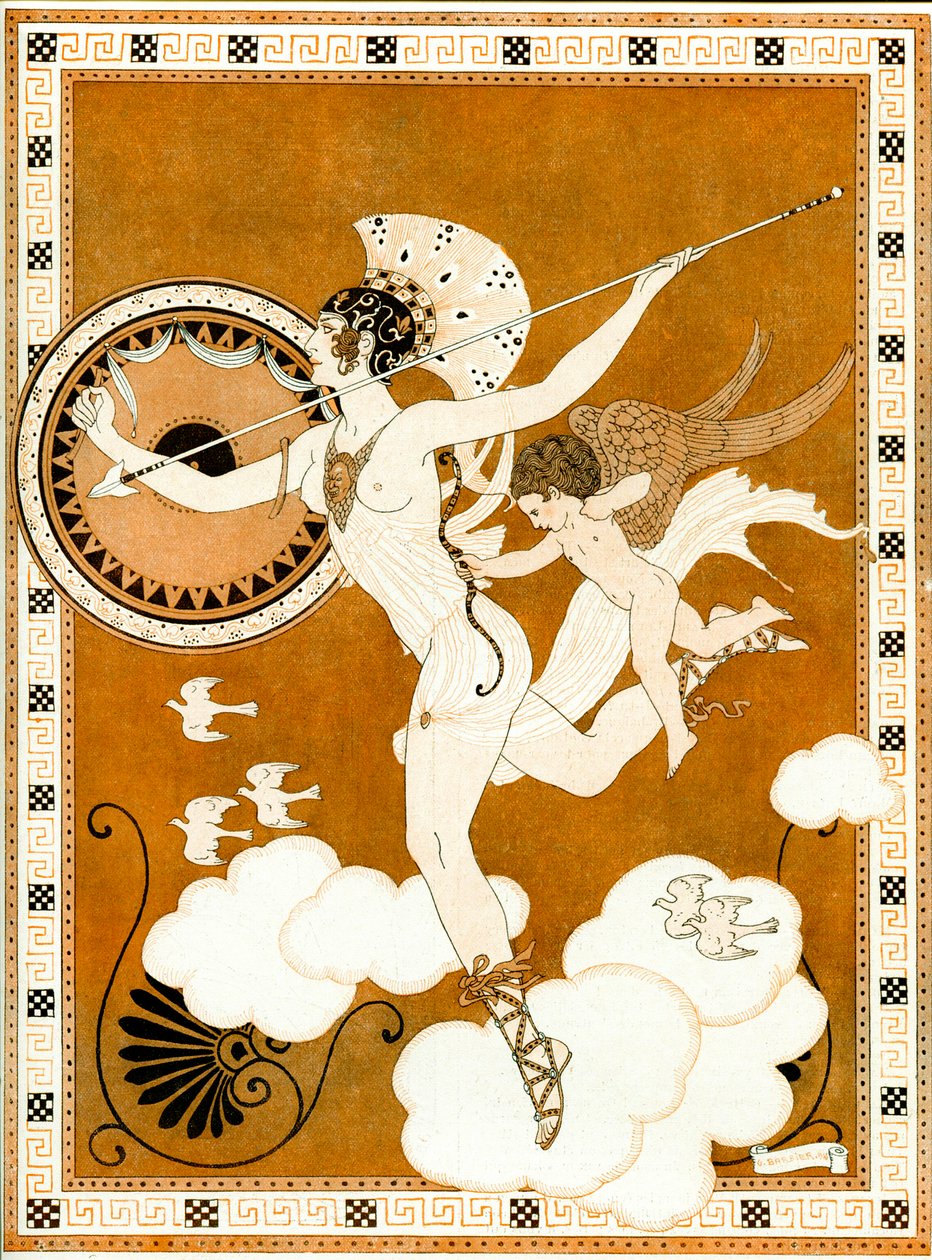 Amazon 1916 (Stencil) by Georges Barbier