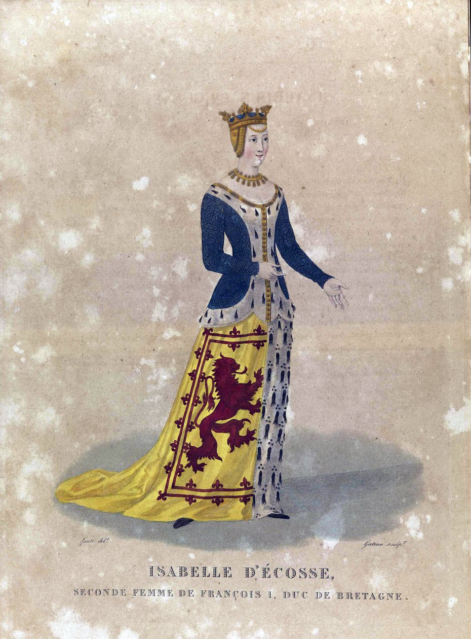 Isabella Stuart (İskoçya Isabeau by Georges Jacques Gatine