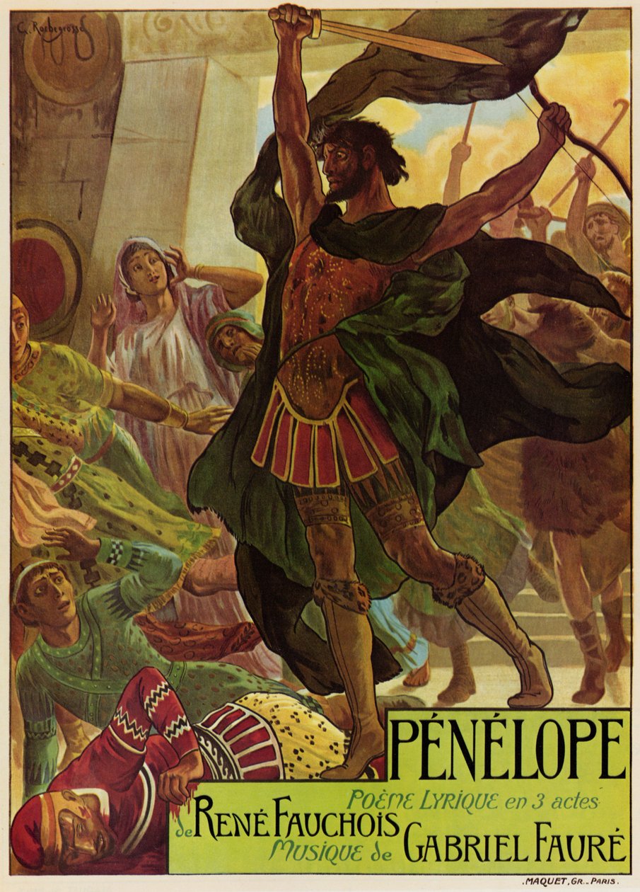 Gabriel Faure operası by Georges Marie Rochegrosse