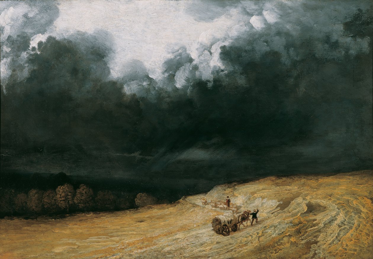 fırtına manzarası by Georges Michel