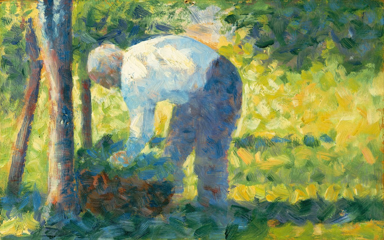 Bahçıvan, 1882-83. by Georges Pierre Seurat