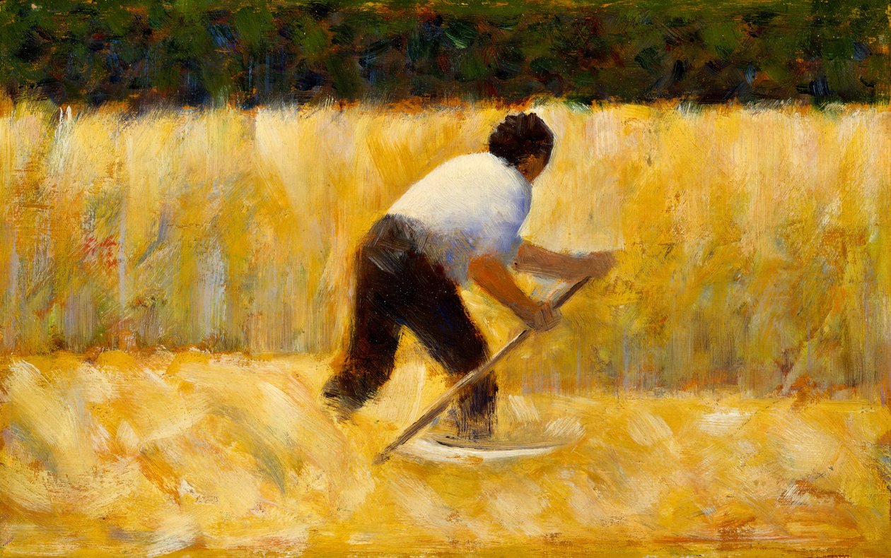 Biçme Makinesi, 1881-82. by Georges Pierre Seurat