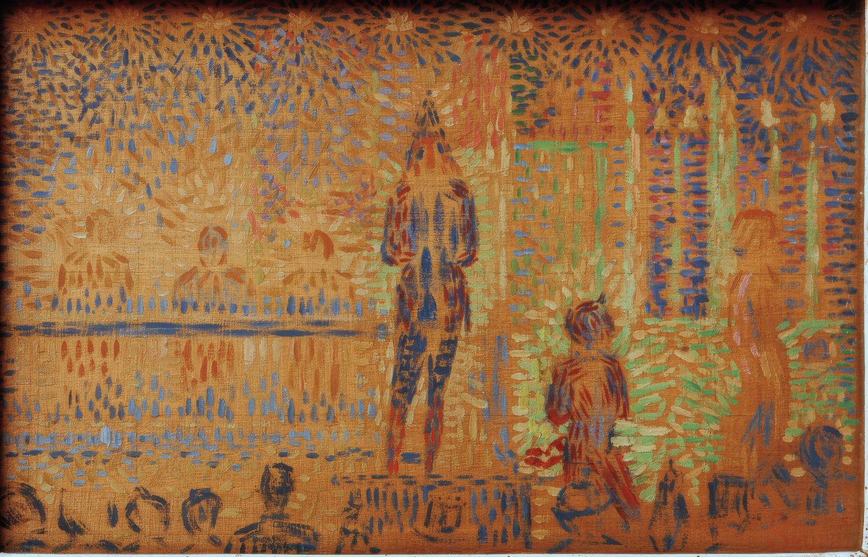 Parade de cirque - Sirk geçit töreni by Georges Seurat