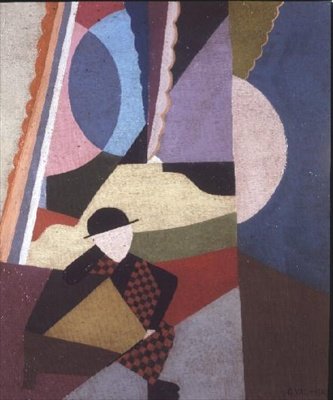 Bastonlu adam by Georges Valmier