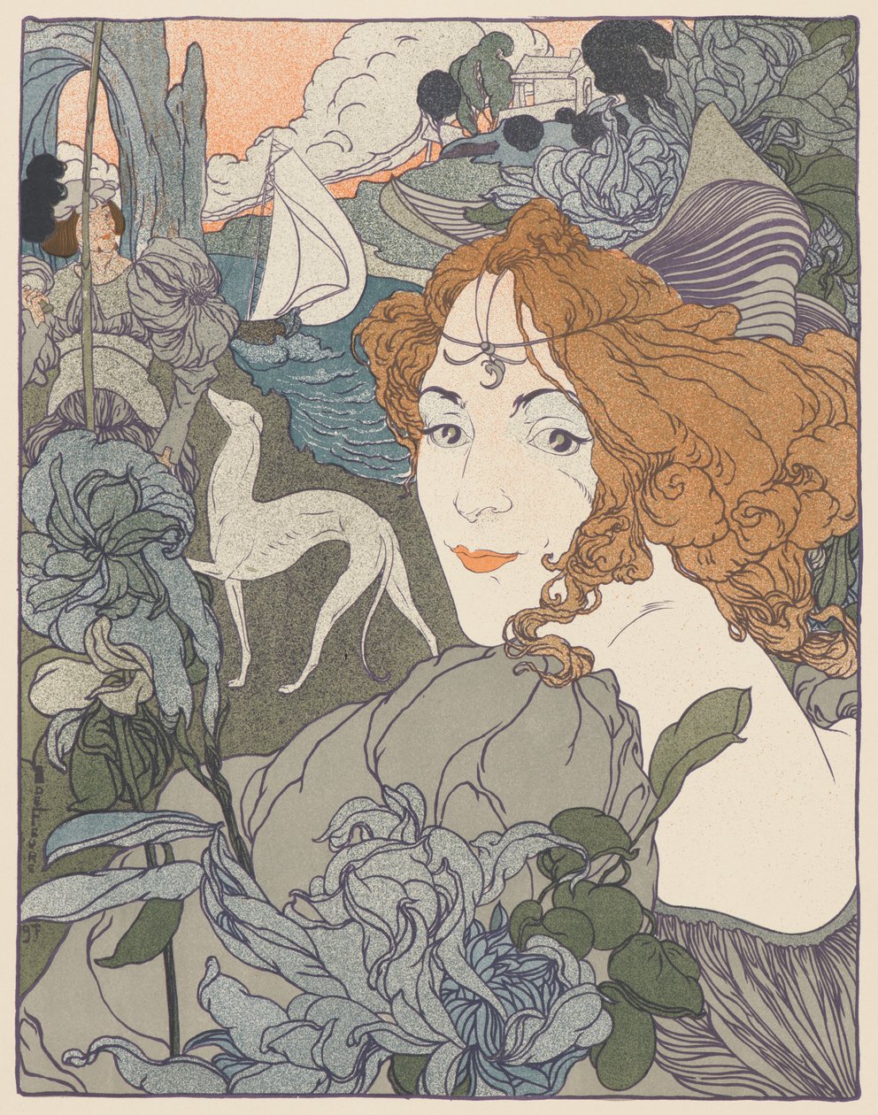 Eve Dönüş, 1897. by Georges de . Feure