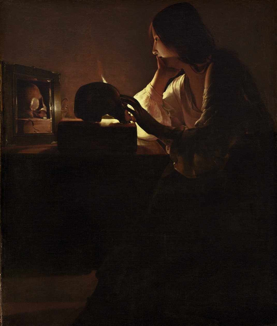 Pişman Magdalen by Georges de La Tour