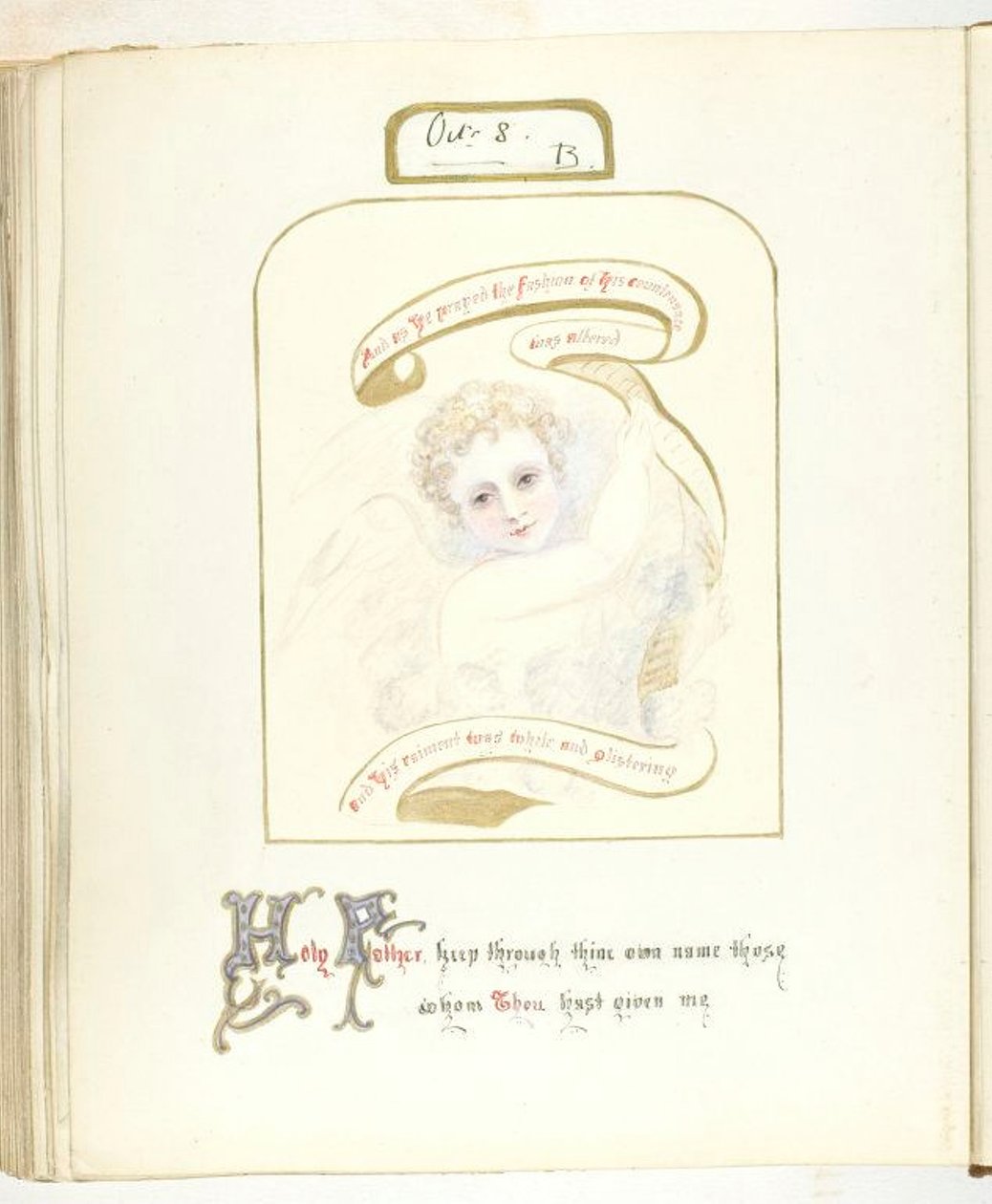 Başlıksız [kerubi ve dini metin], 185568. by Georgina Cowper