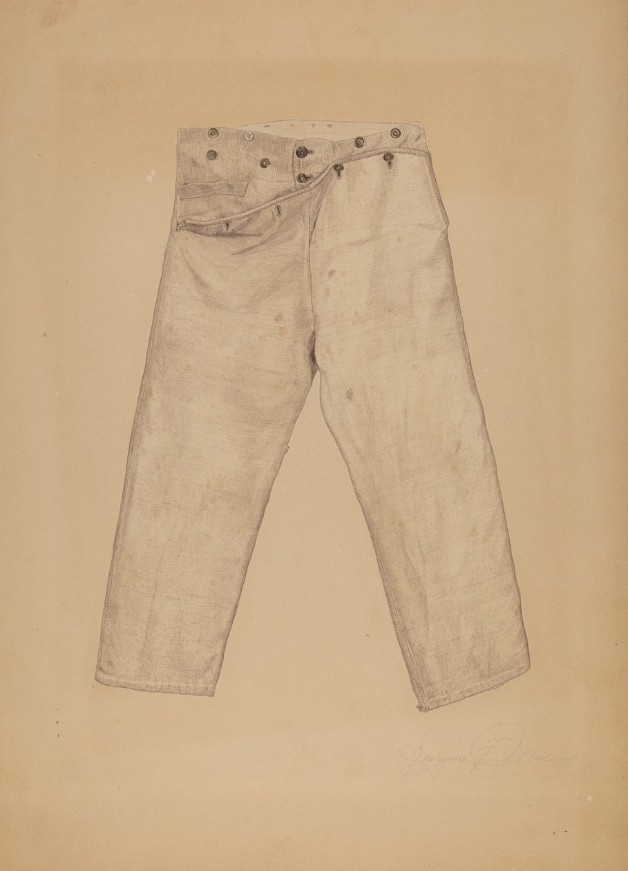 ev yapımı pantolon by Georgine E. Mason