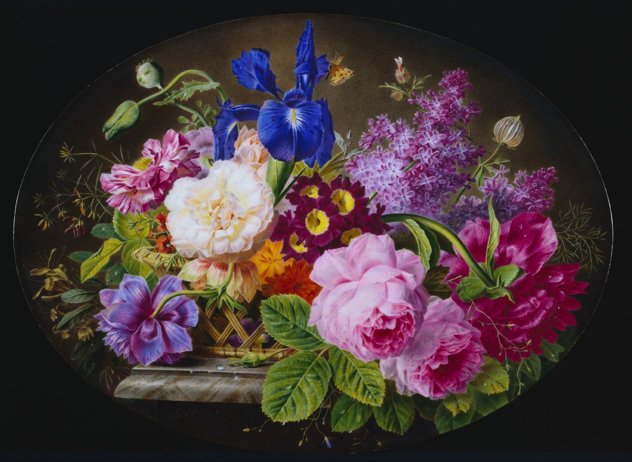plak by Georgius Jacobius Johannes Van Os