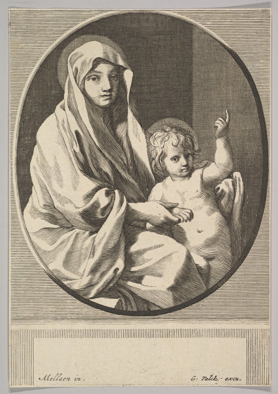 Bakire ve Çocuk. by Gerald Valck