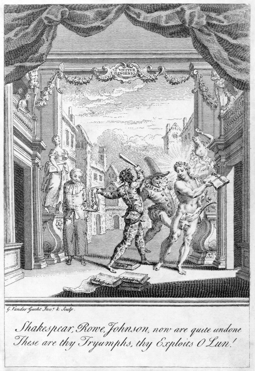 Popüler sahnede hiciv, 1756 by Gerard Vandergucht
