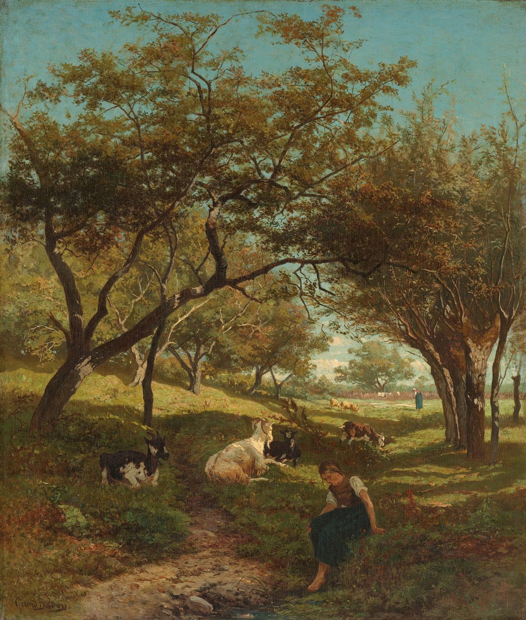keçi çobanı by Gerard Bilders (signed by artist)