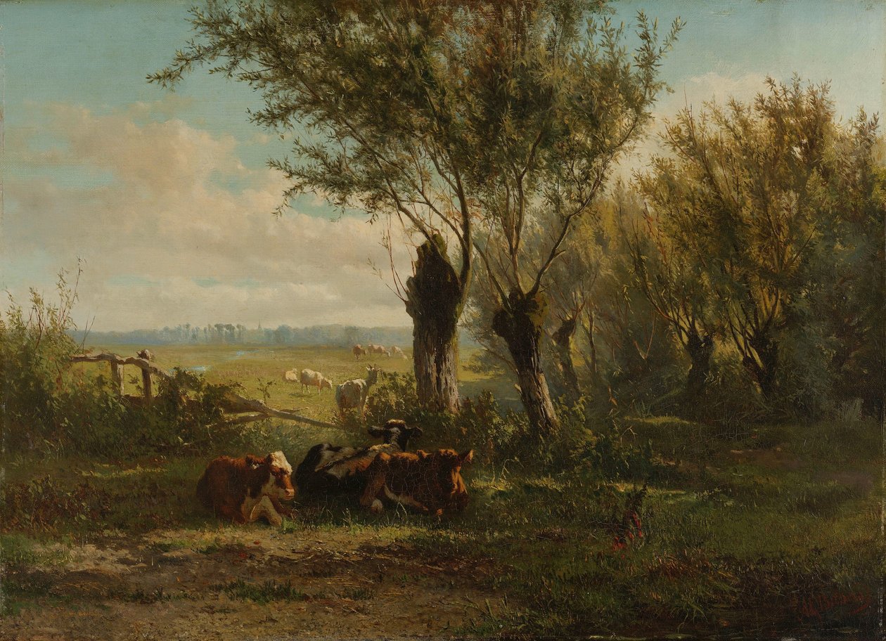 Oosterbeek yakınındaki çayır by Gerard Bilders
