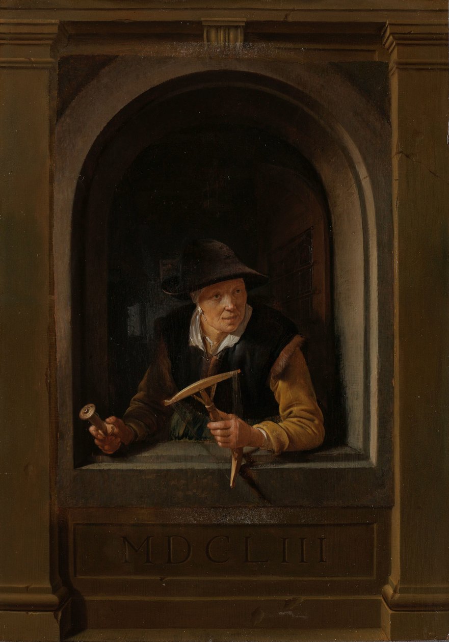 Bir Balıkçının Karısı by Gerrit Dou