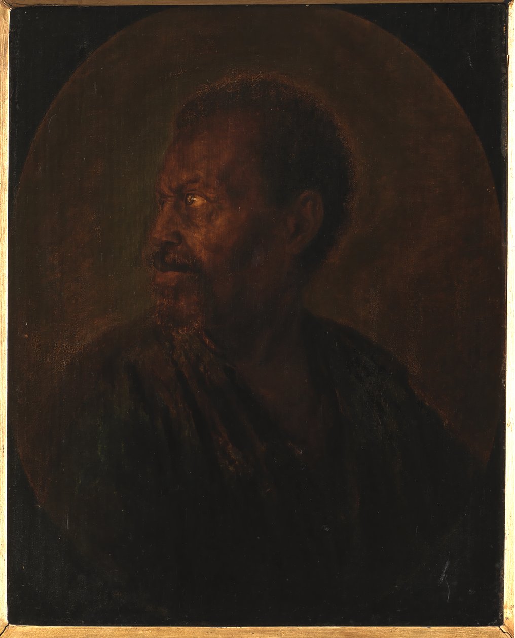 Örnek plaka: Başında atkı olan kız by Gerrit Dou