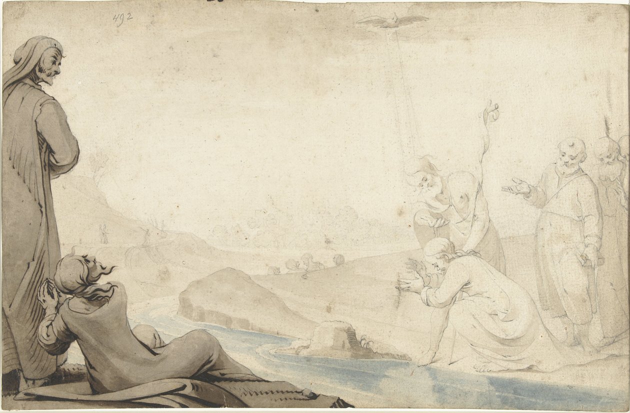 İsa'nın Vaftizi by Gerard ter Borch (I)