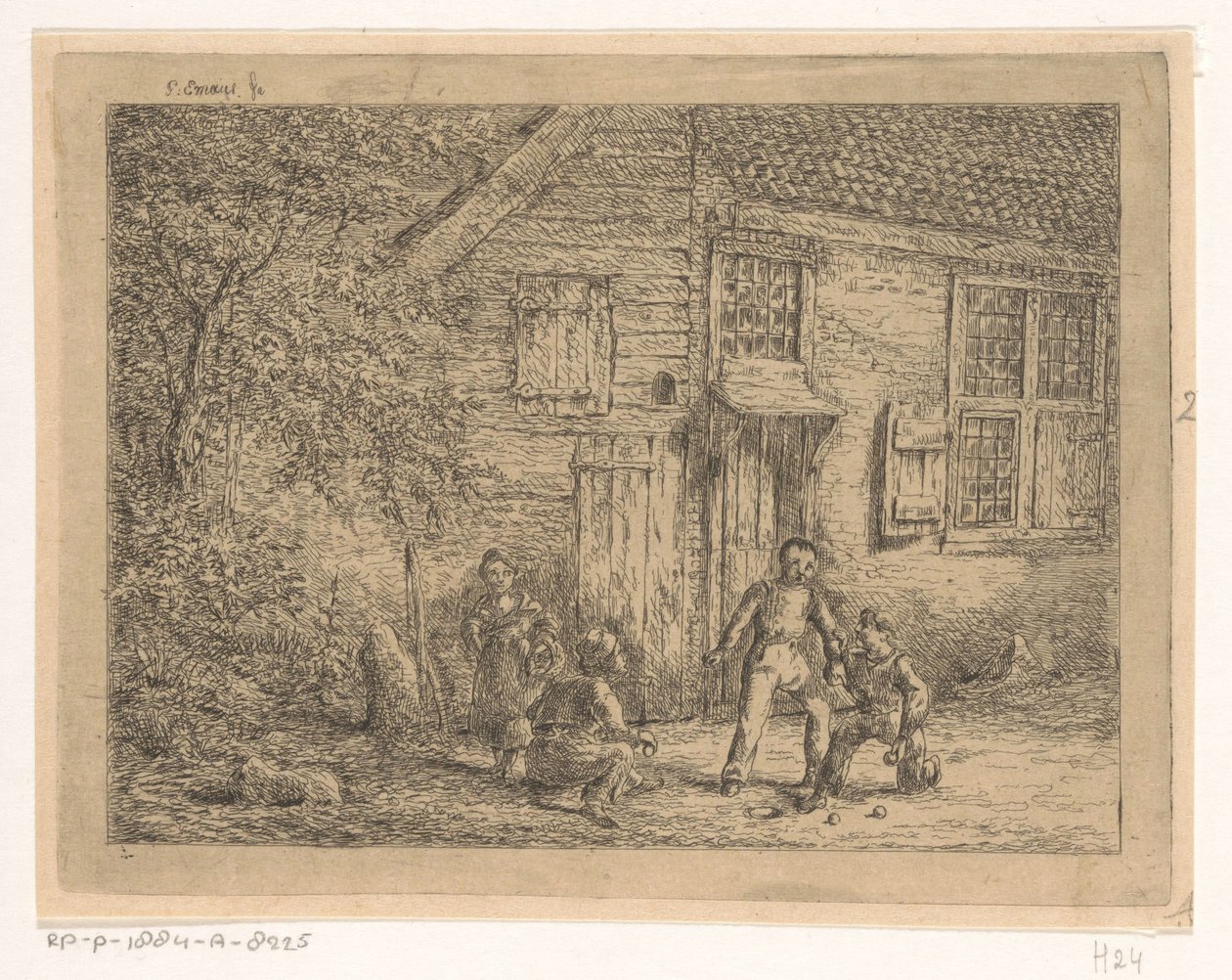 başını sallayan çocuklar top oyuncusu by Gerardus Emaus de Micault
