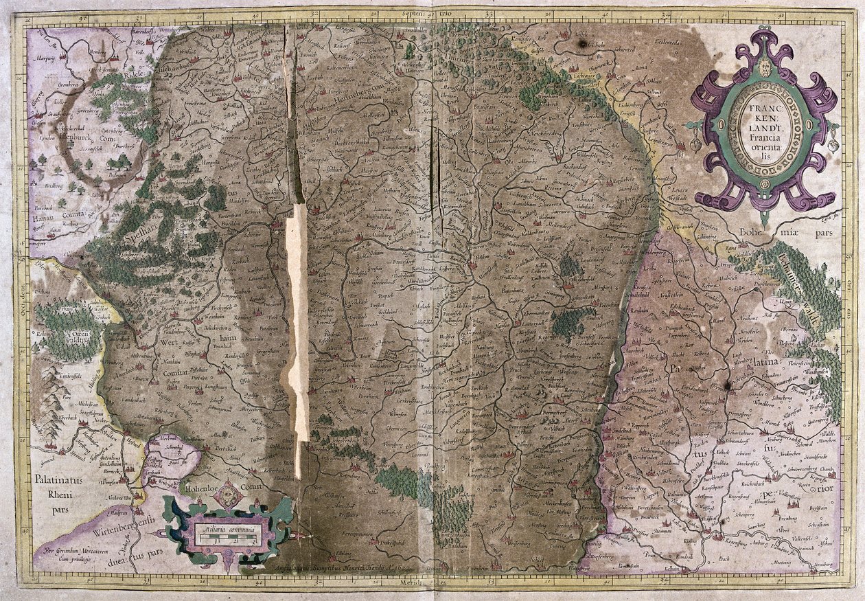Fransa (gravür by Gerardus Mercator