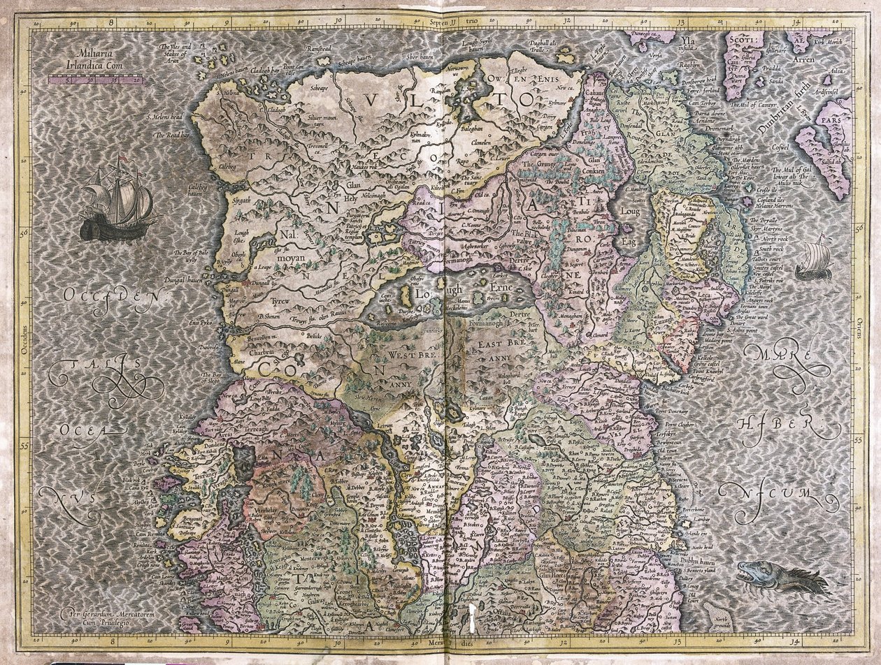 İrlanda by Gerardus Mercator