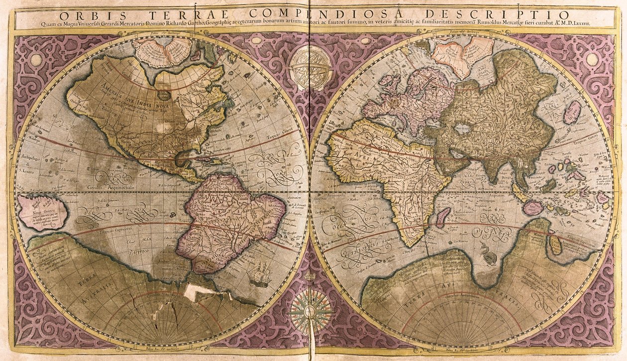 Küre (gravür by Gerardus Mercator
