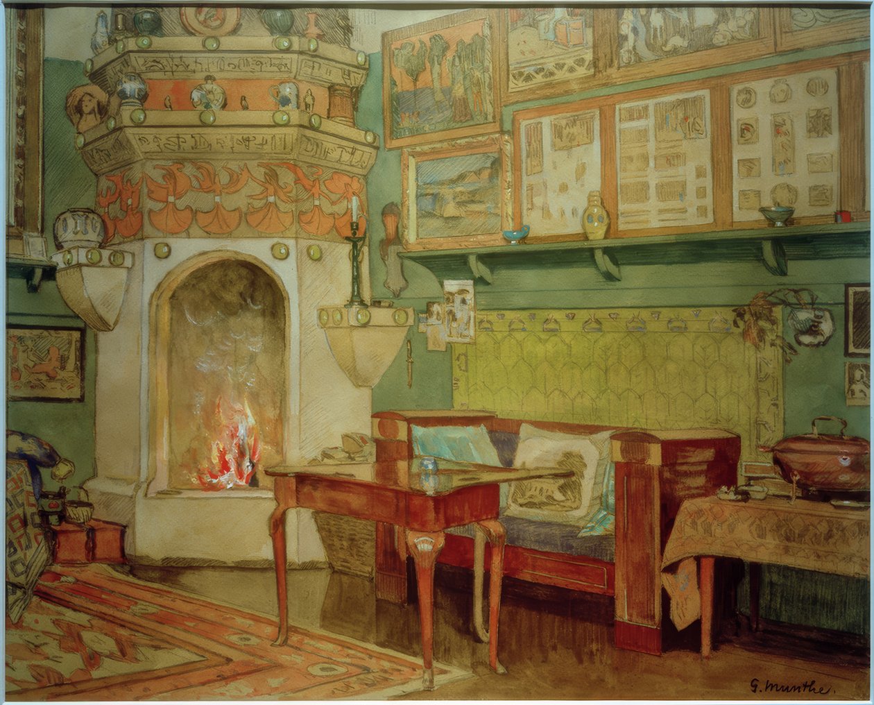 İç "Seviye" Oturma odası by Gerhard Peter Frantz Vilhelm Munthe