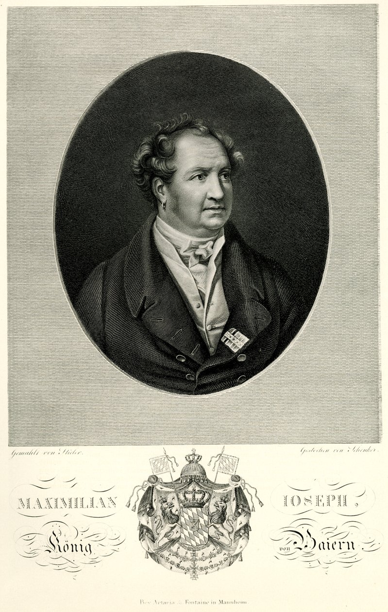 Maximilian I. Joseph (Bayern), 1884-90 (fototip) by German School