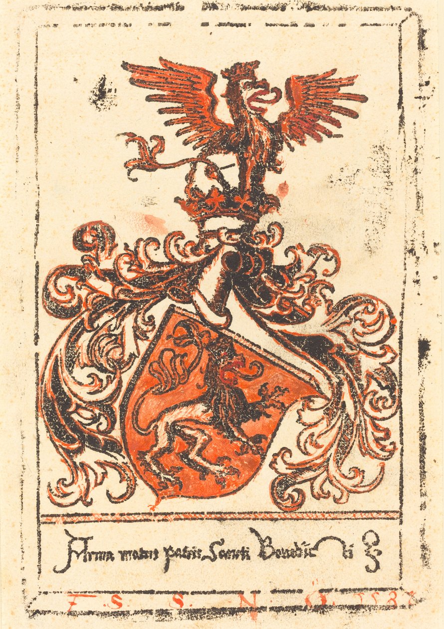 Ottobeuren Manastırı Bookplate by German 15th Century