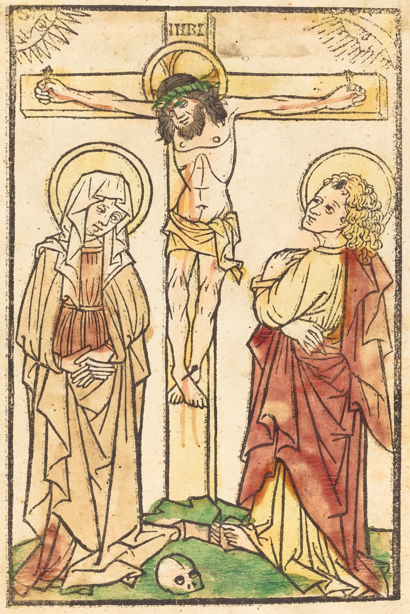 İsa çarmıhta by German 15th Century