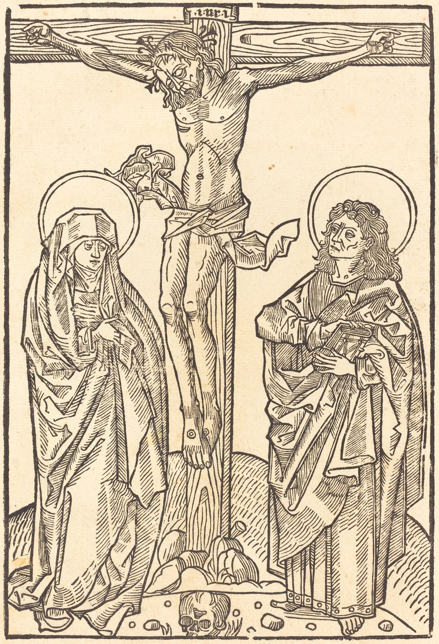 İsa çarmıhta by German 15th Century