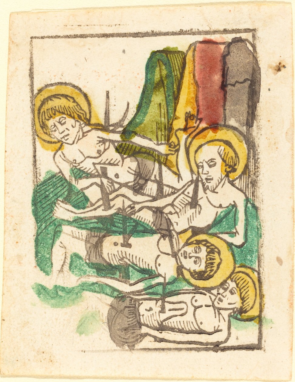 Dört Şehit - Aziz Acacius by German 15th Century