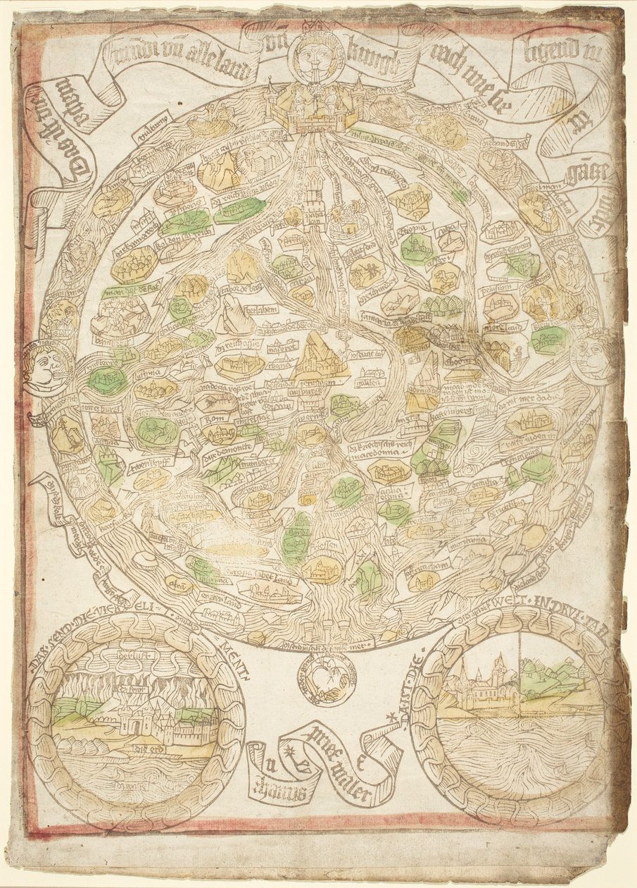 Dünya haritası by German 15th Century