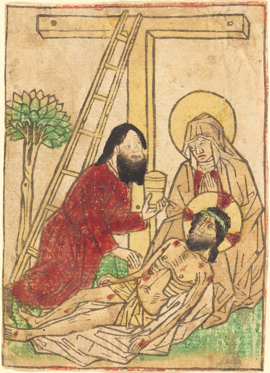 Aziz John ile Pieta by German 15th Century