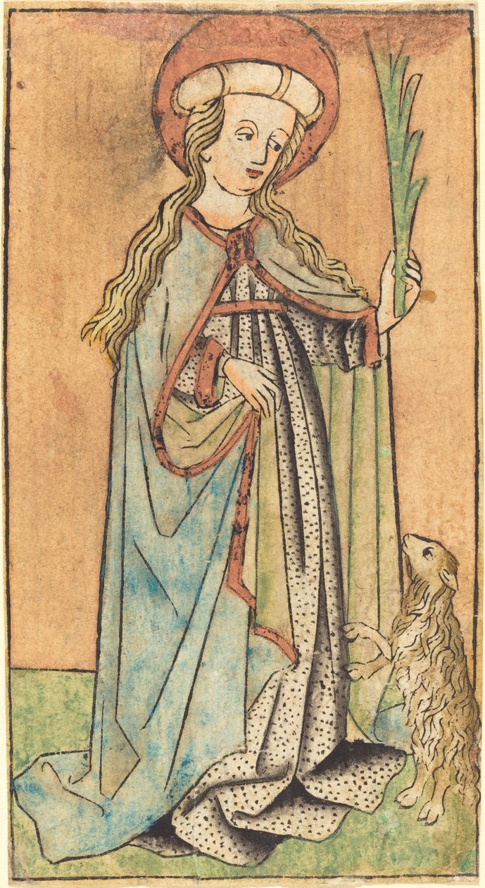 Aziz Agnes by German 15th Century