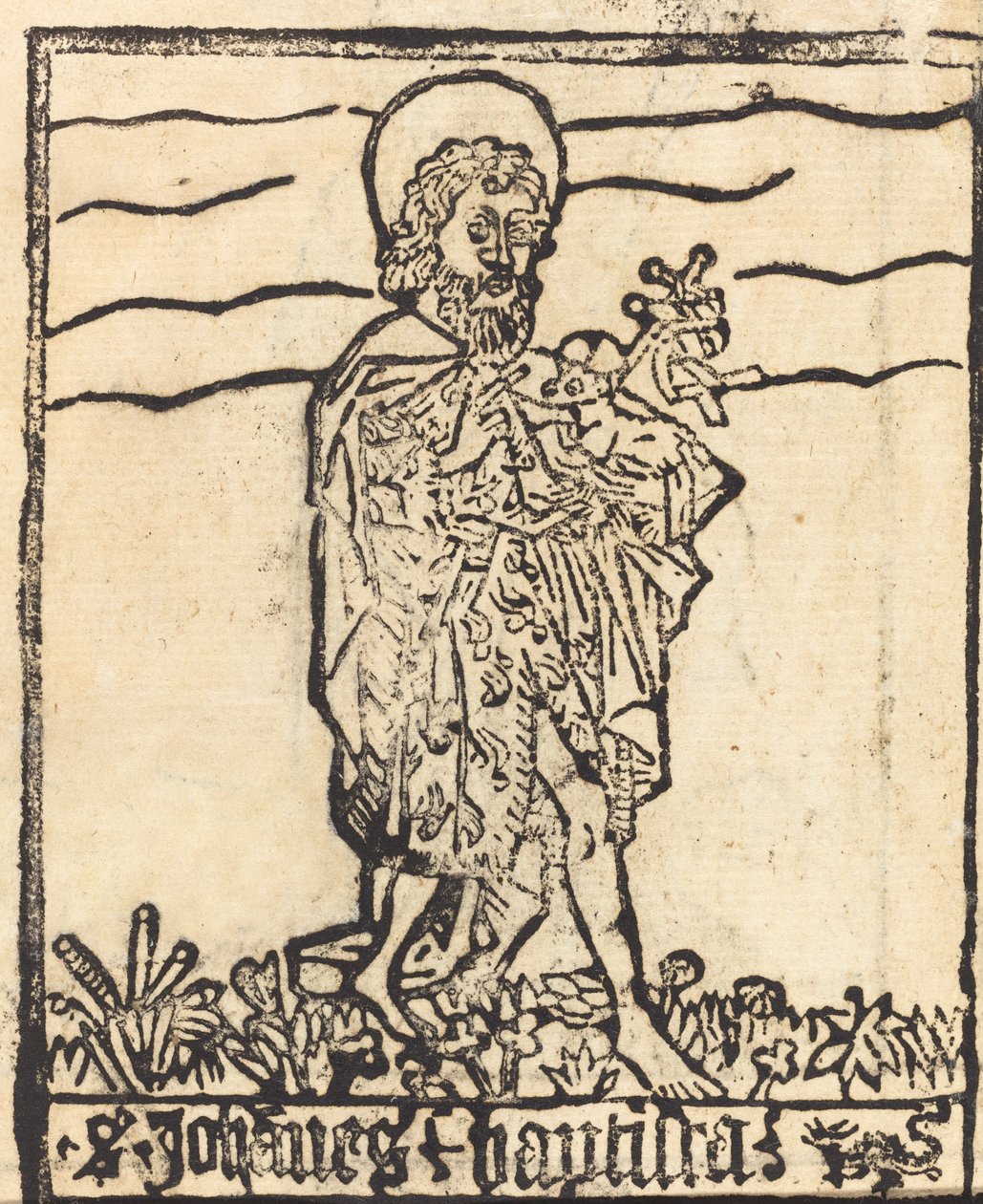 Vaftizci Yahya [rekto] by German 15th Century