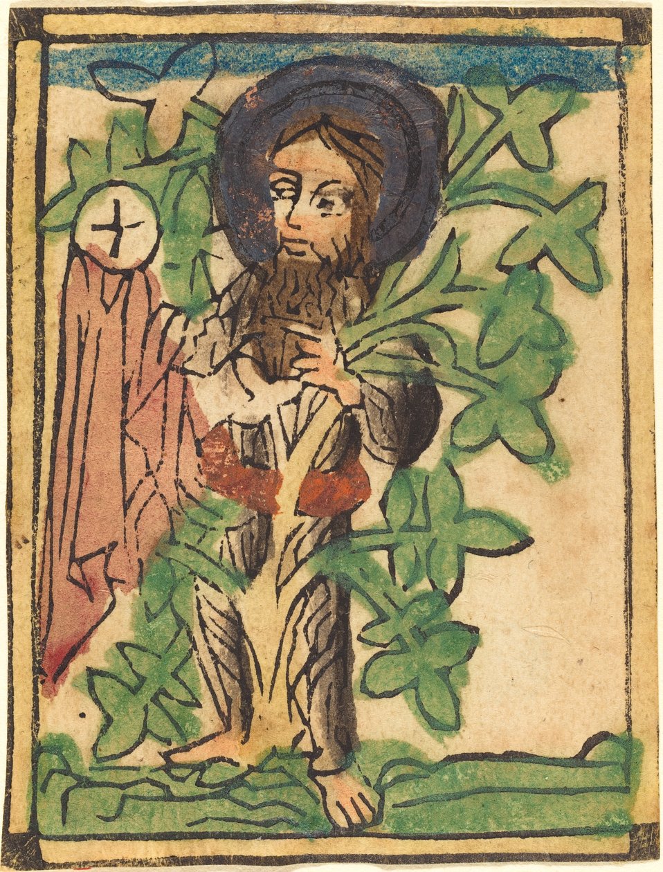Aziz Onuphrius by German 15th Century
