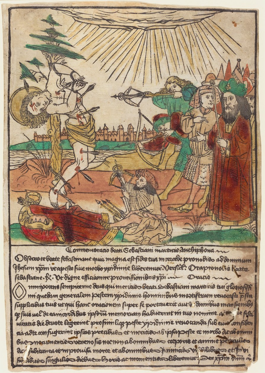 Aziz Sebastian by German 15th Century