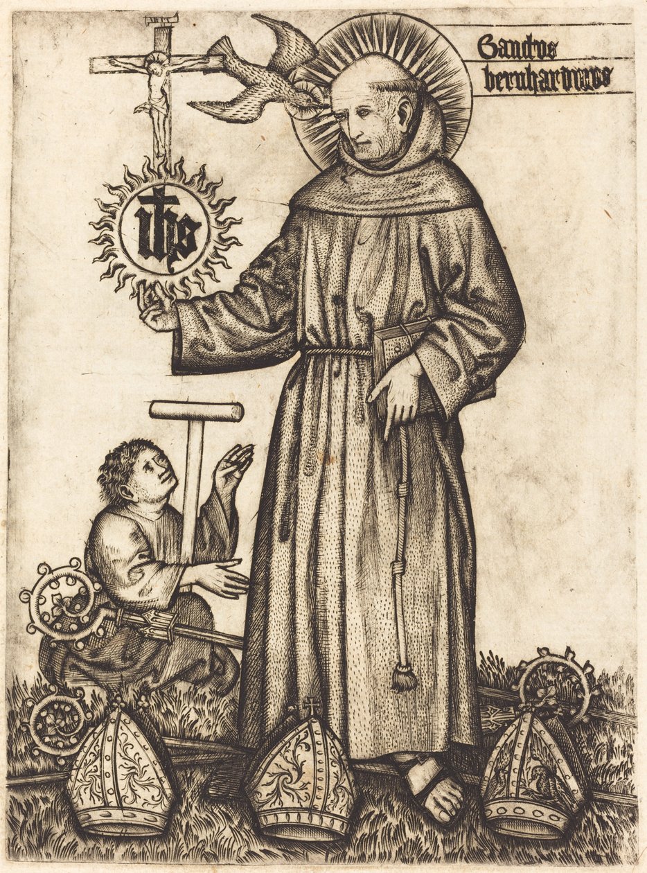 Aziz Bernhardinus by German 15th Century