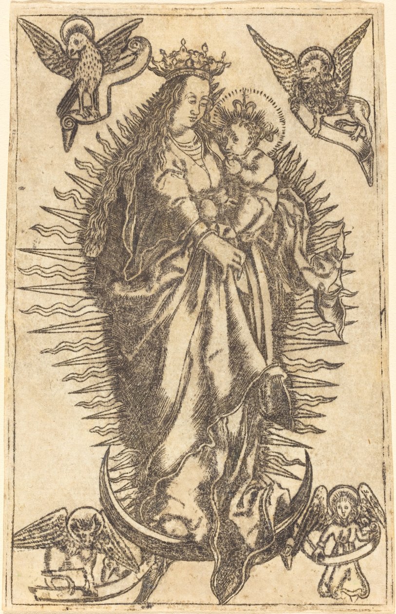 madonna ve çocuk by German 16th Century