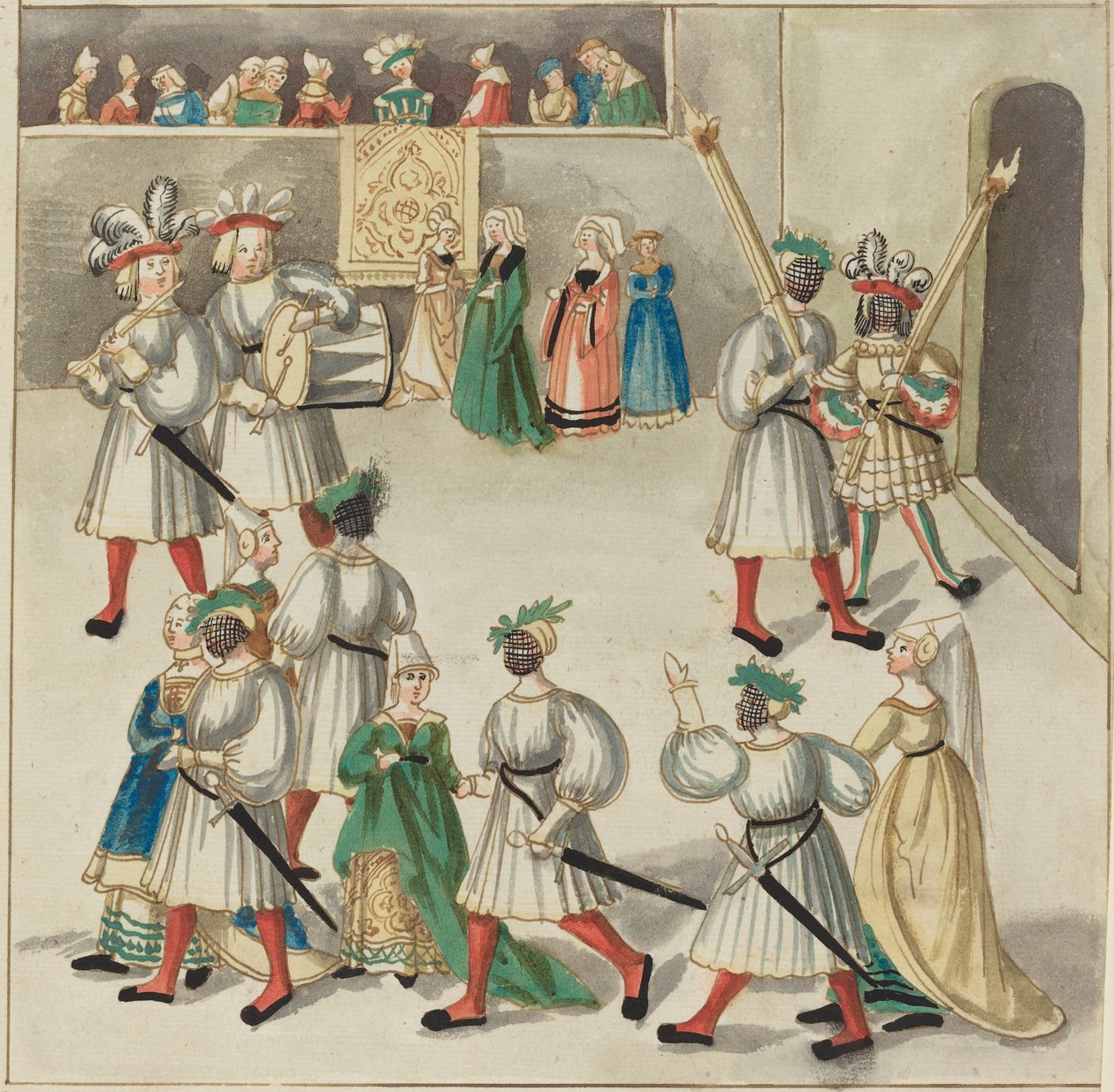maskeli balo by German 16th Century